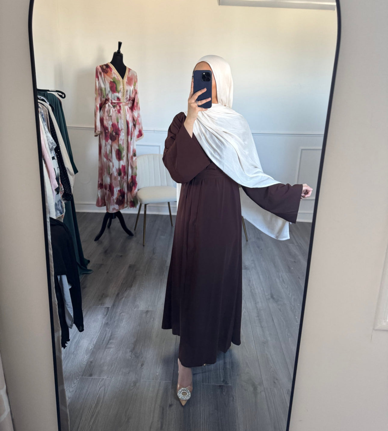 Abaya Enaya Marron